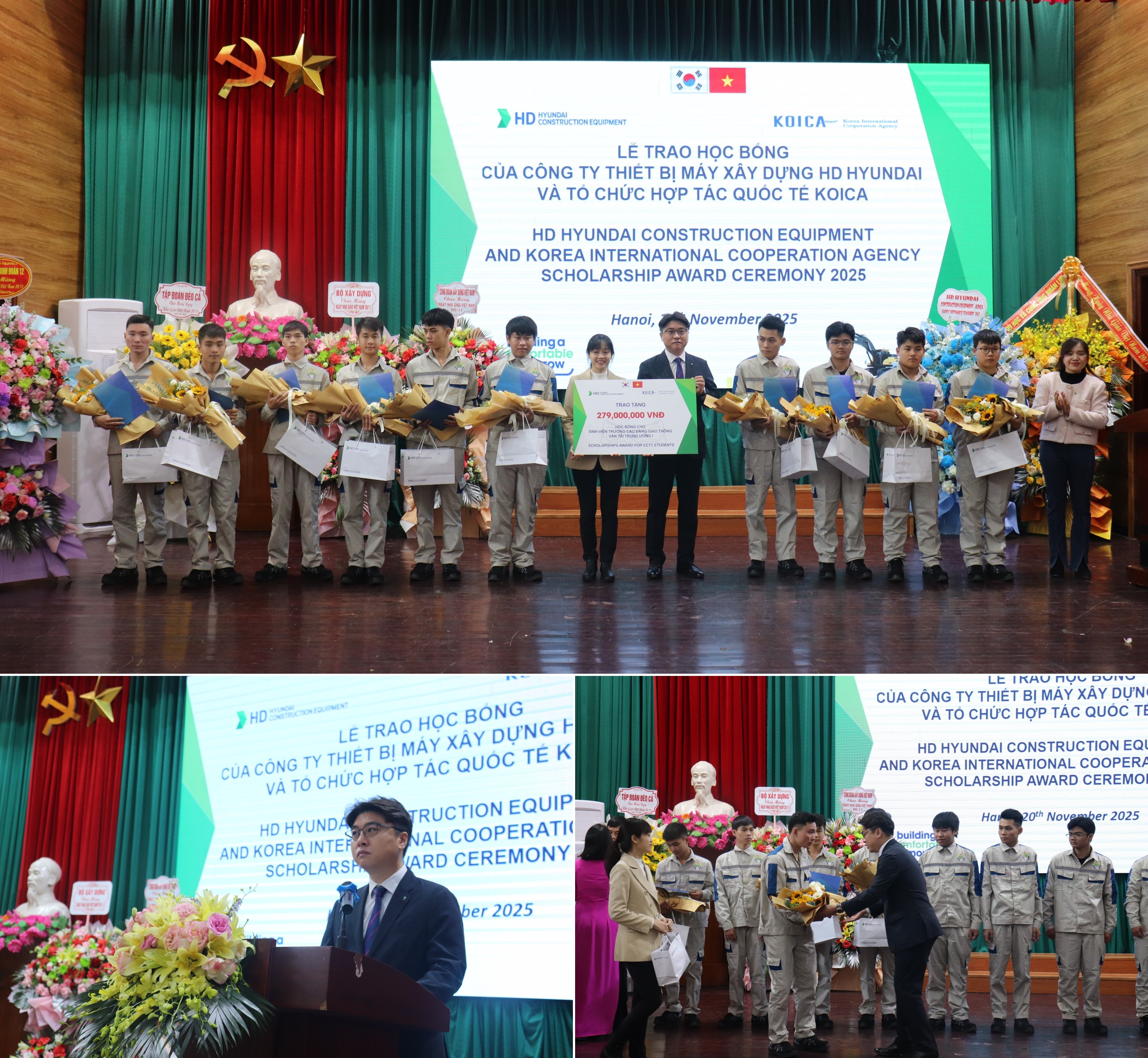 HD Hyundai Construction Equipment Awards Scholarships to Foster Technical Workforce Development in Vietnam