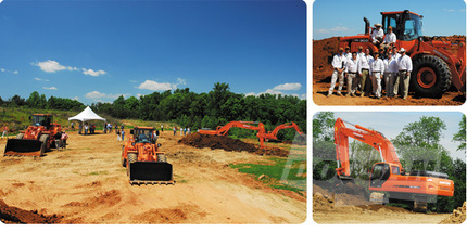 New Excavators and Wheel Loaders Tested at Charlotte Launch Event