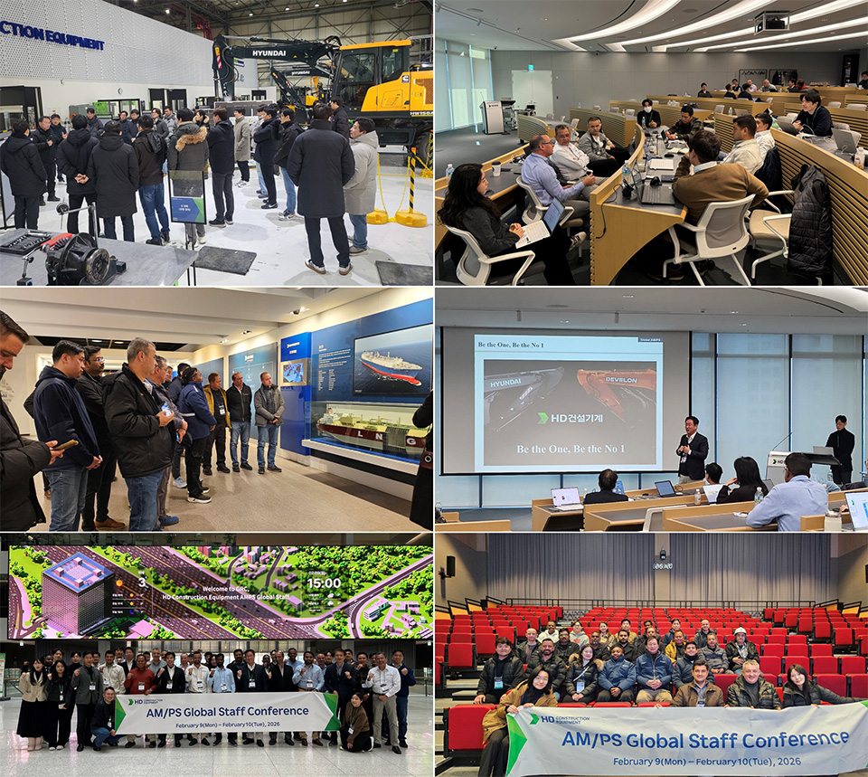 HD Construction Equipment held the 2026 AM/PS Global Staff Conference from February 1 to 12.