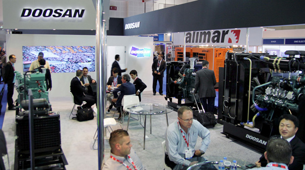 Doosan Infracore participates in the 2014 Middle East Electricity Exhibition