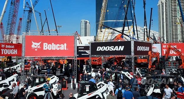 두산, 북미 최대 건설장비 전시회 ‘콘엑스포 2017’ 참가