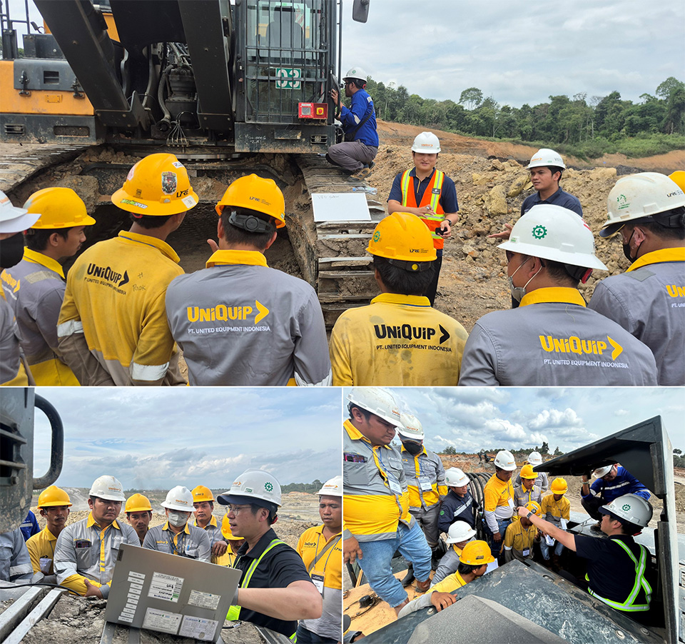 HD Construction Equipment conducted service technology training for Hyundai dealers in Indonesia and Morocco on ultra-large excavators from January 26 to 30.