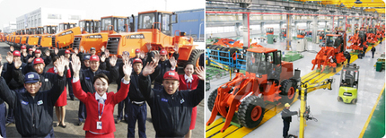 두산인프라코어, 연간 8천대 규모 중국 휠로더공장 준공